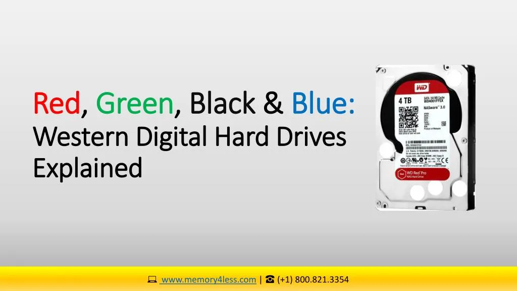 red green black blue western digital hard drives explained