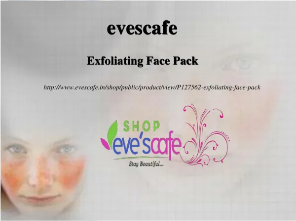 Buy Evescafe Exfoliating Face Pack
