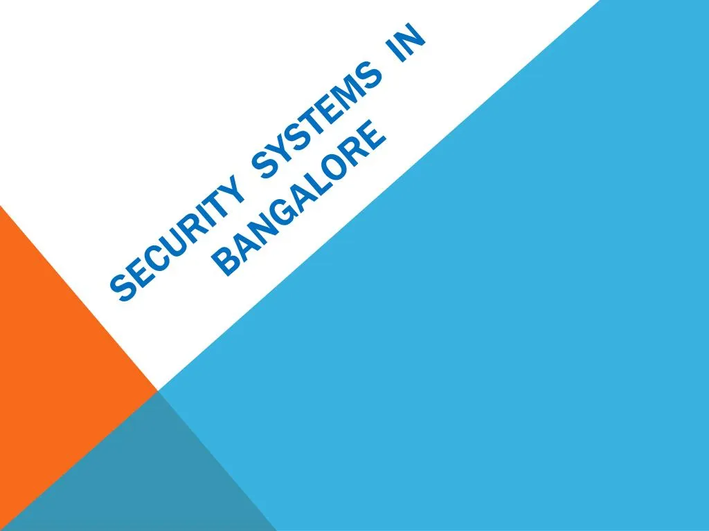 security systems in bangalore