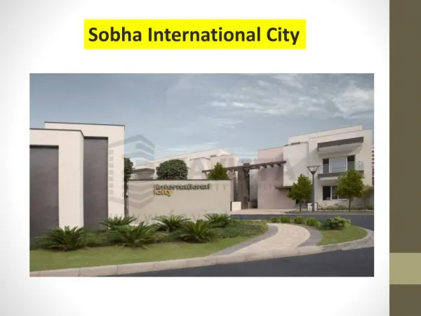 Sobha International City Gurgaon