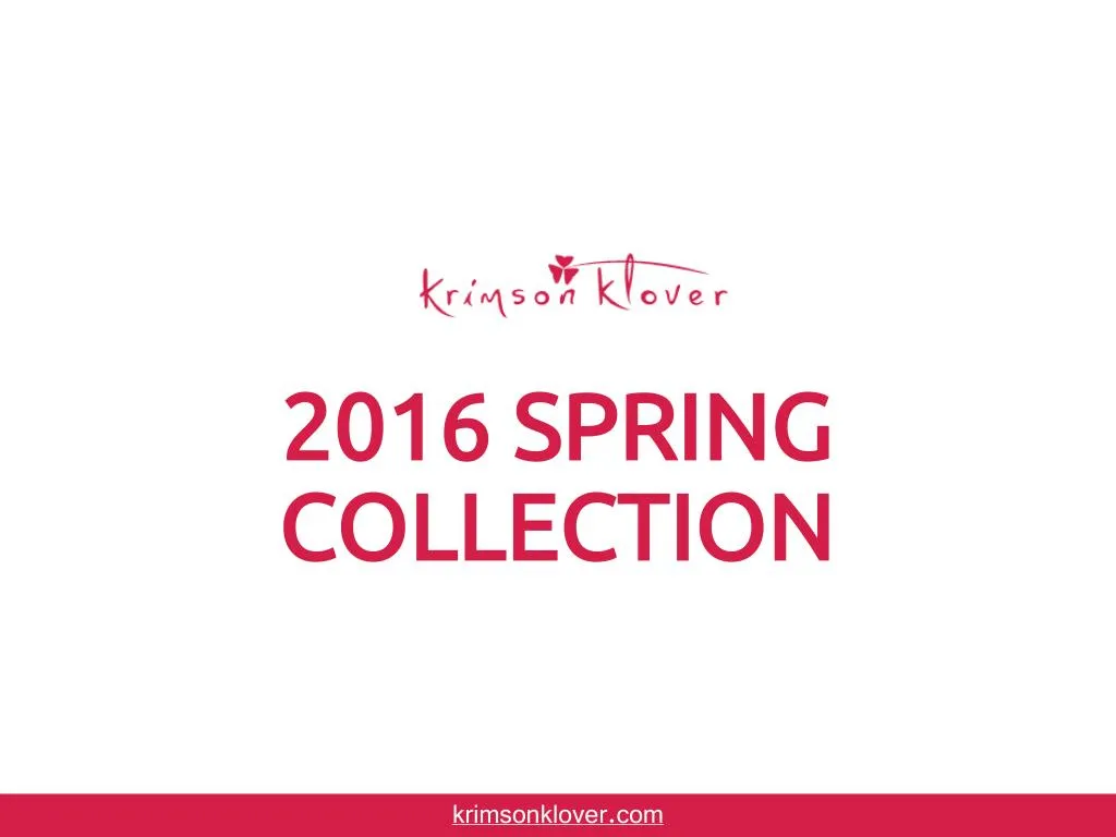 2016 spring collection