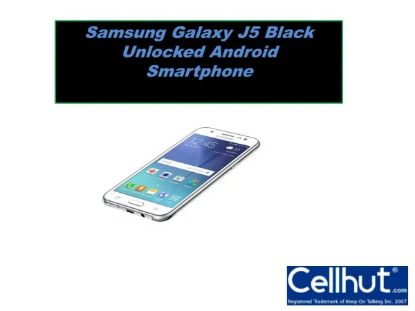Samsung Galaxy J5 Black Unlocked Android Smartphone