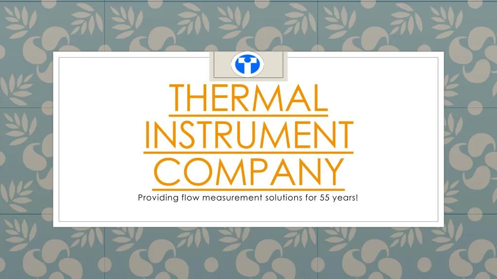 thermal instrument company
