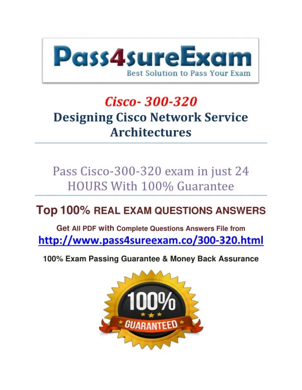 Pass4sure 300-320 Study Guide