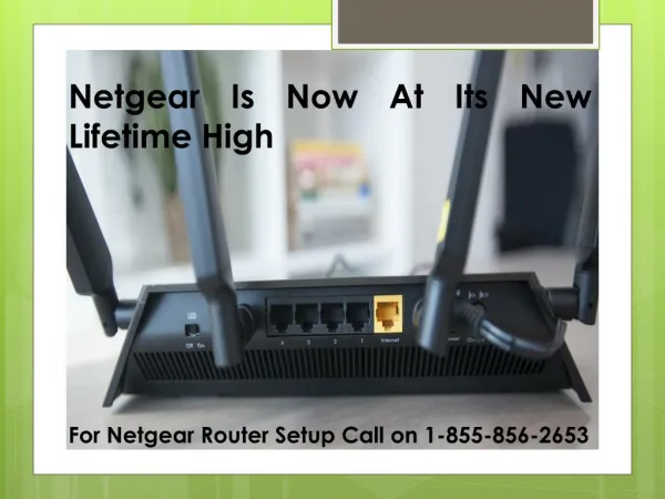 Netgear Is Now At Its New Lifetime High
