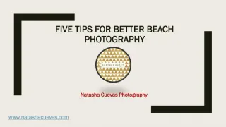 Five Tips For Better Beach Photography