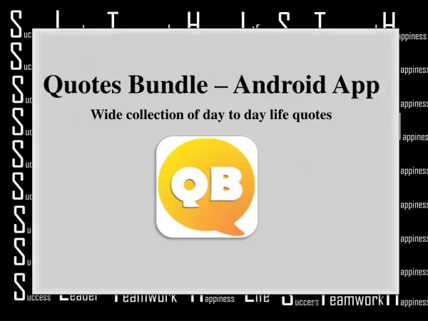 Quotes Bundle Android App - Wide Collection of Quotes