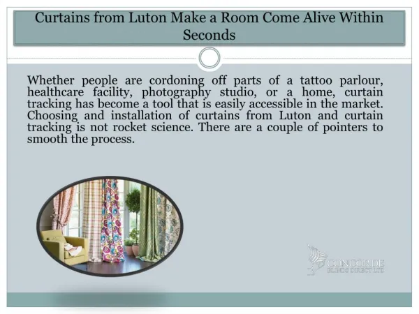Curtains from Luton Make a Room Come Alive Within Seconds