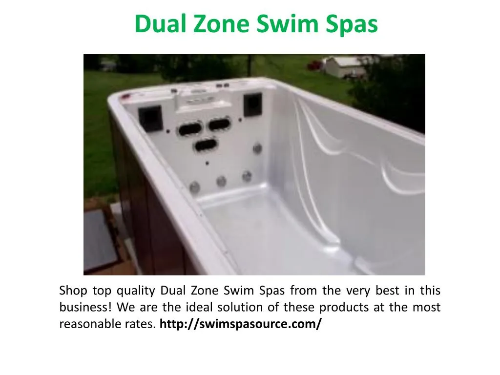 dual zone swim spas