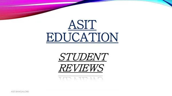 ASit Education Student Reviews