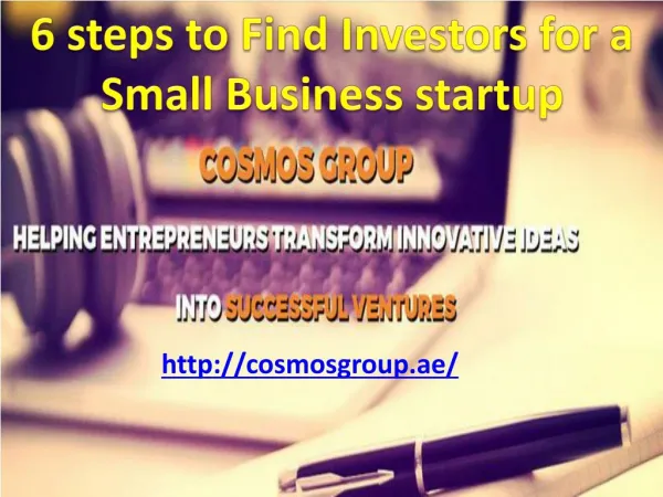 6 steps to Find Investors for a Small Business startup