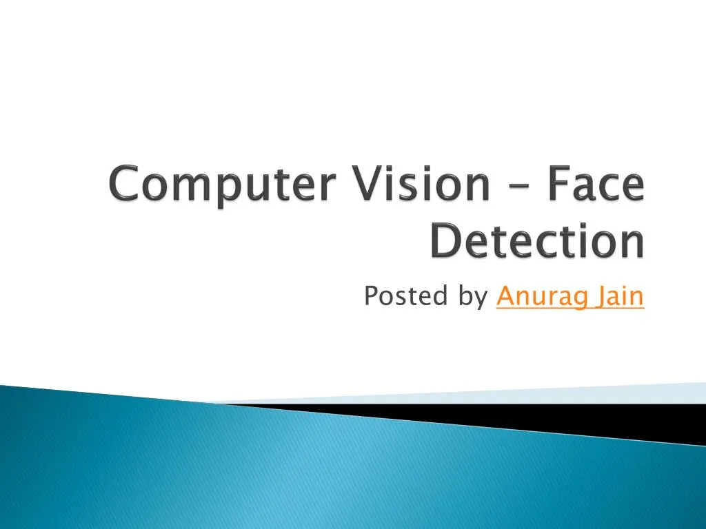 computer vision face detection