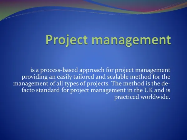 MSP-Programme management