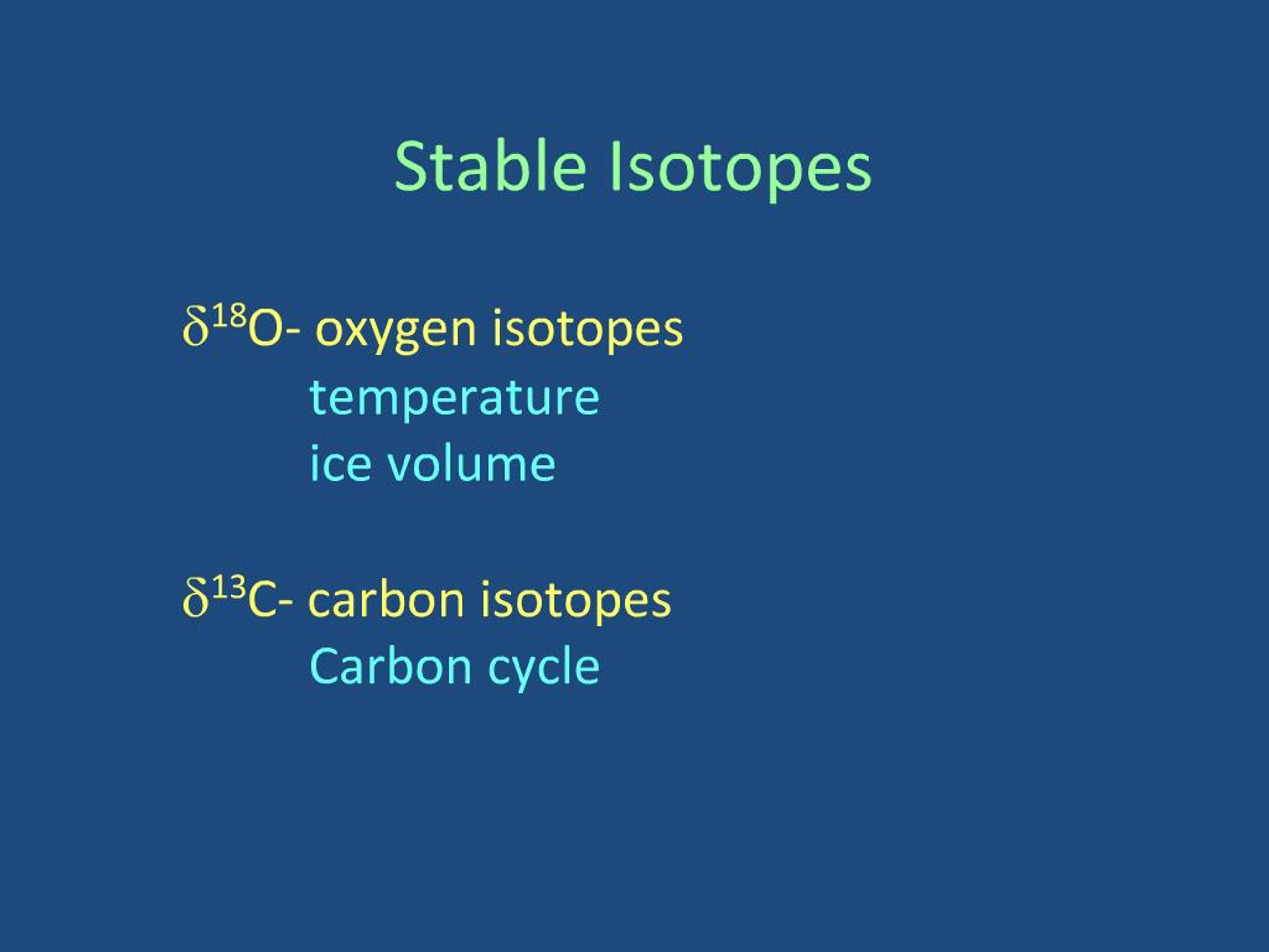 PPT - Stable Isotopes PowerPoint Presentation, free download - ID:736337