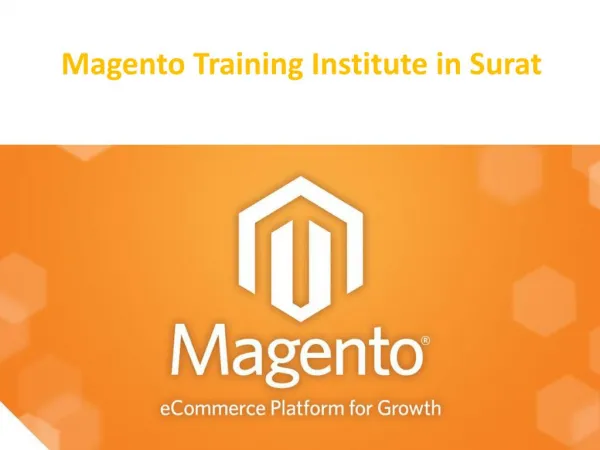 Magento Training Institute In Surat