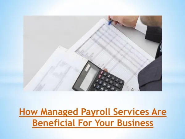 How Managed Payroll Services Are Beneficial For Your Business