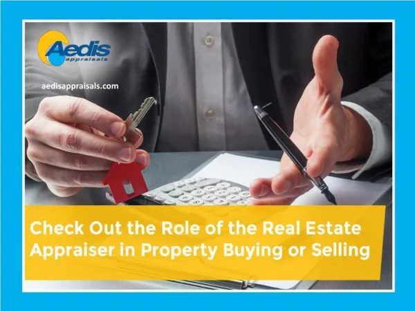 Role of a Professional Appraiser in Buying and Selling