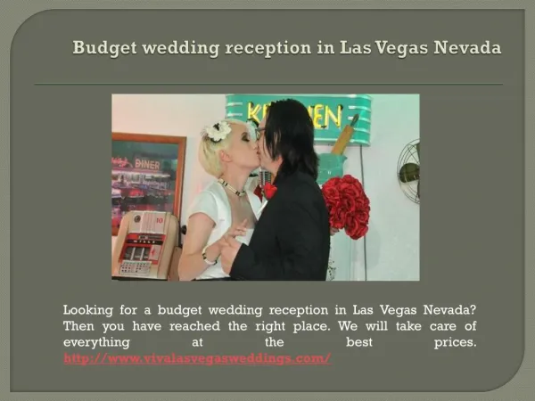 Wedding venues in Las Vegas