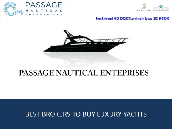 Best Brokers To Buy Luxury Yachts