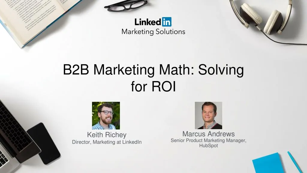 b2b marketing math solving for roi