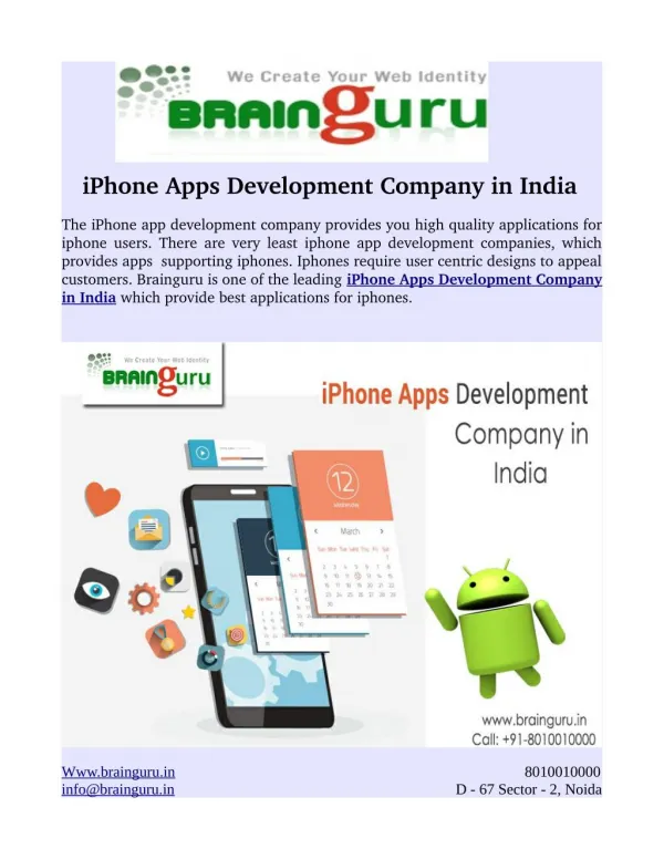 iPhone Apps Development Company in India