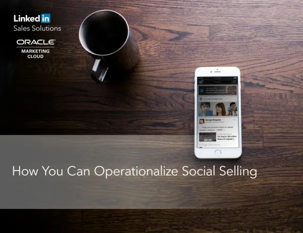 How you can Operationalize Social Selling
