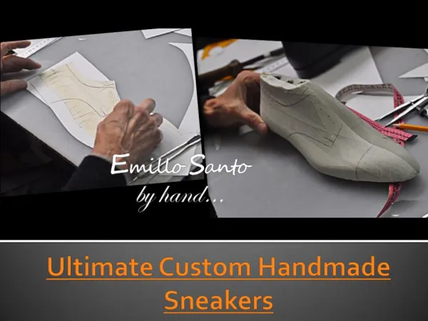 Stunning Custom Handmade Sneakers