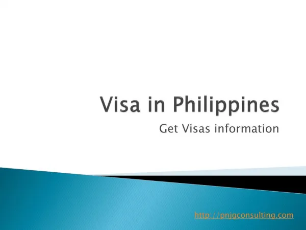 Get Visa Policy Information in Philippines