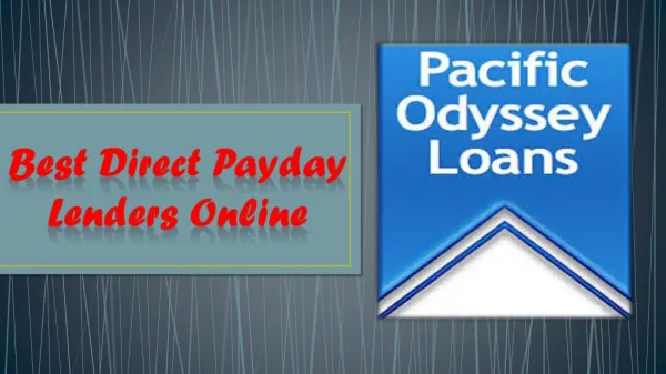 Best Direct Payday Lenders Online