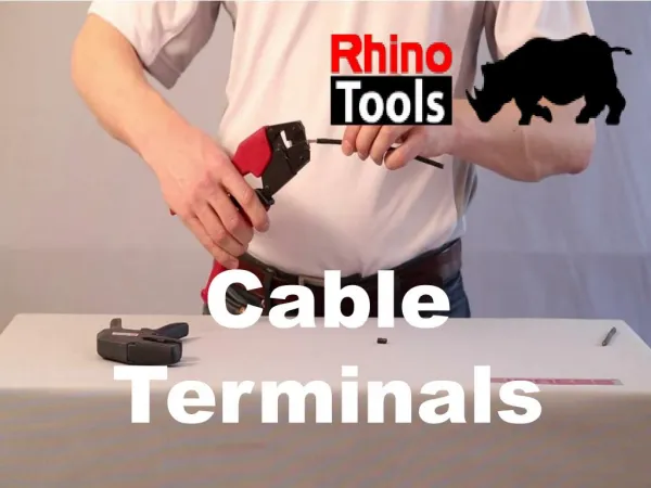 Rhino Tools Online Cable Terminals