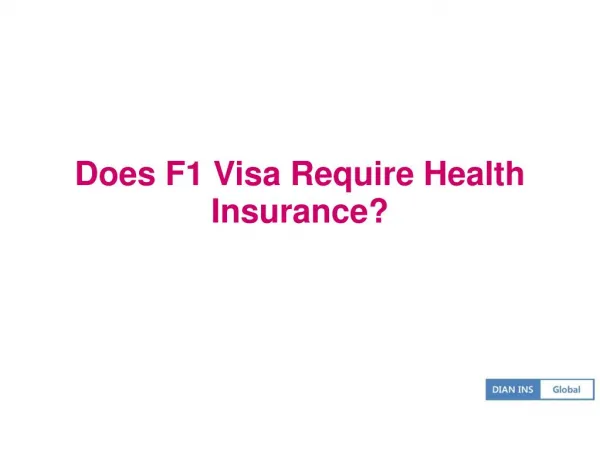Does F1 Visa Require Health Insurance?