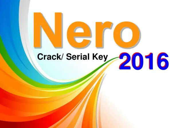 Nero 2016 platinum crack