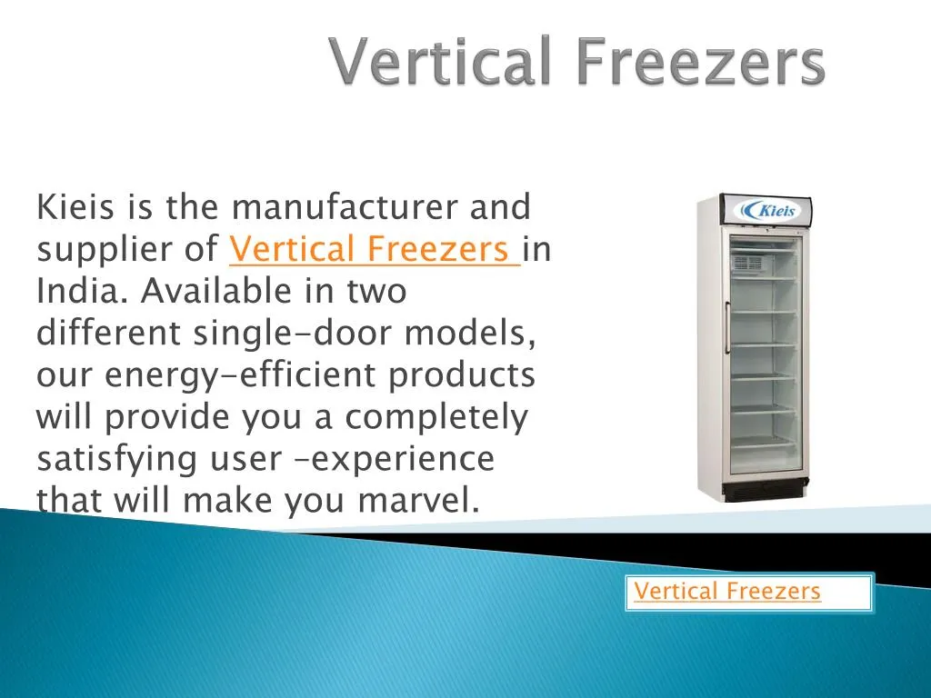 vertical freezers