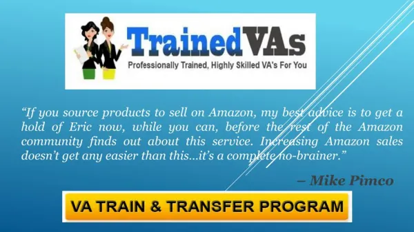 TrainedVAs – Our VA Training Program