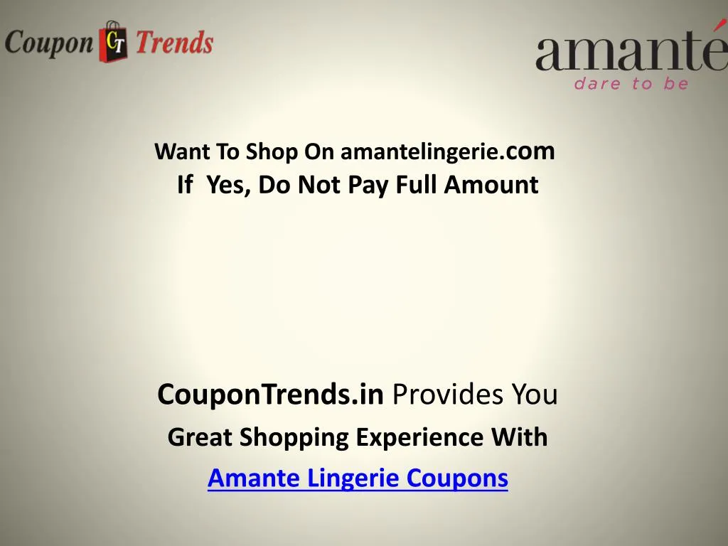 want to shop on amantelingerie com if yes do not pay full amount