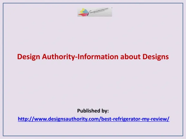 Information about Designs