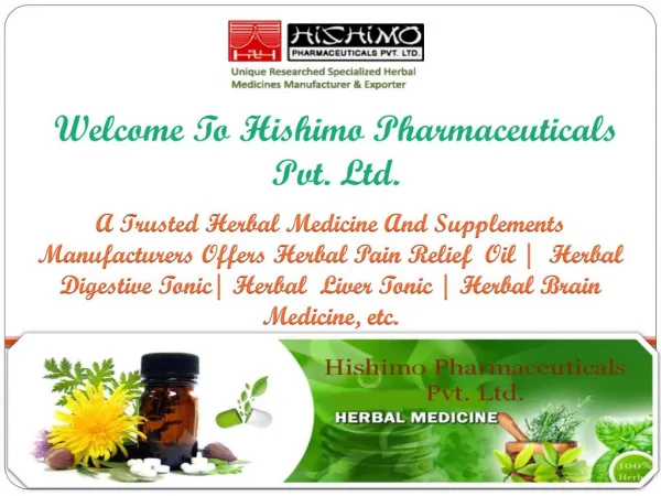 Herbal Medicines manufacturers