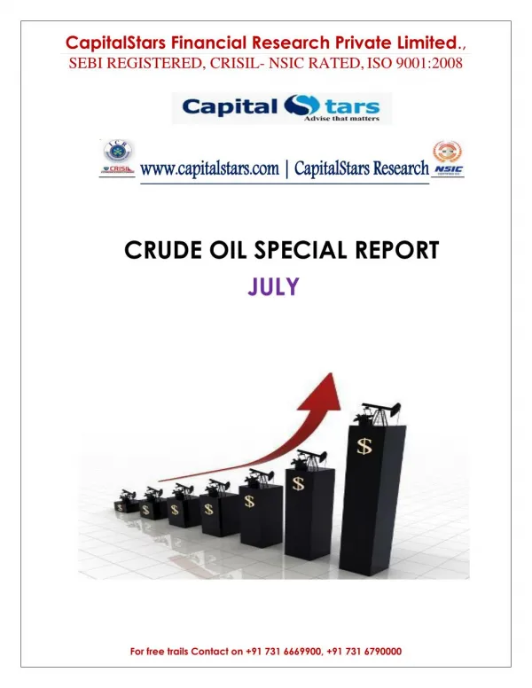 Special Report On Commodity