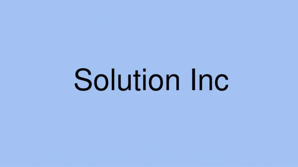 Solution Inc (AUDAC)