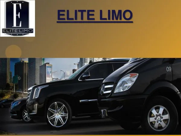 Most Reliable and Luxury Limousine Service provider- Elite Limo