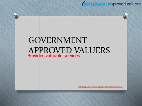 government approved valuers in India