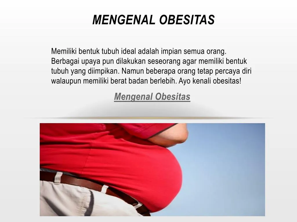 mengenal obesitas