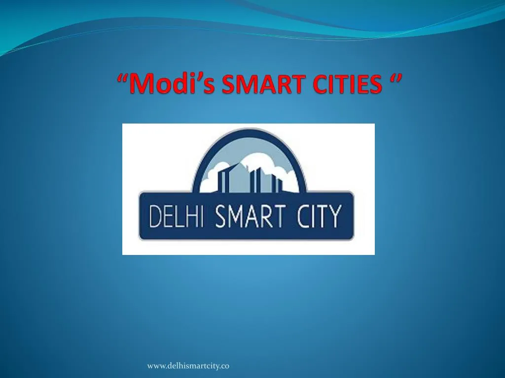 m odi s smart cities