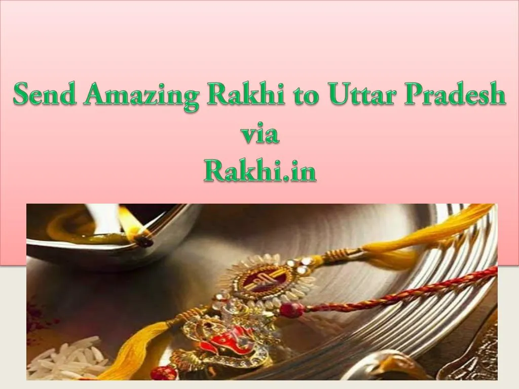 send amazing rakhi to uttar pradesh via rakhi in
