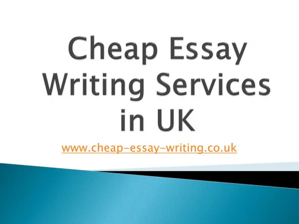 Dissertation Writing Services | Cheap Essay Writing UK