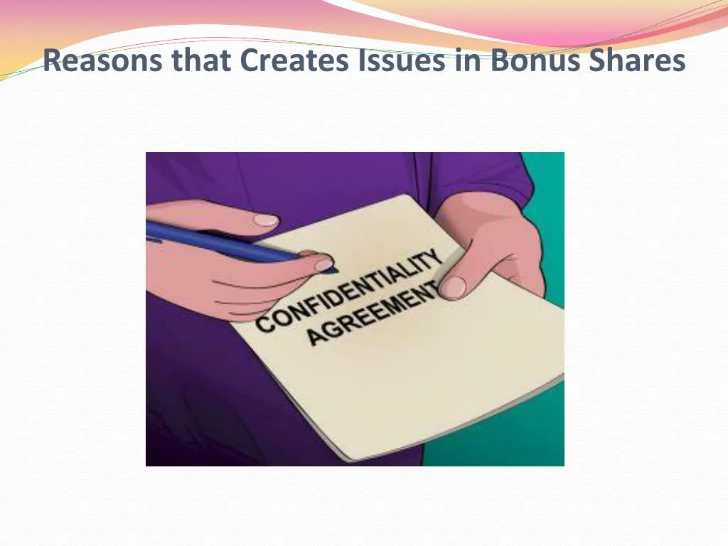 reasons that creates issues in bonus shares