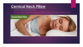 Cervical Neck Pillow - slide 1