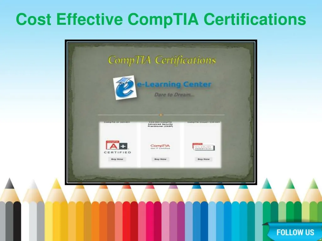cost effective comptia certifications