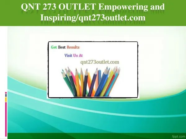 QNT 273 OUTLET Empowering and Inspiring/qnt273outlet.com