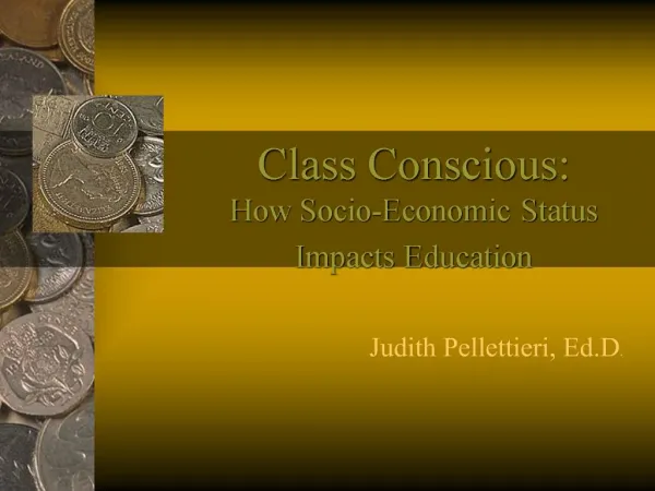 Class Conscious: How Socio-Economic Status Impacts Education